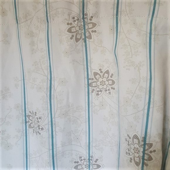 PRANA casual men white blue stripe shirt - Picture 6 of 8